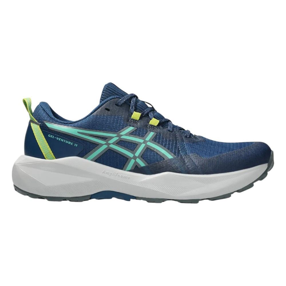 Imagen ZAPATILLAS ASICS GEL VENTURE 11 AZUL TWILINGHT VERDE AURORA 1011C160-401 TRAIL RUNNING HOMBRE
