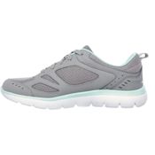 miniatura Imagen ZAPATILLAS SKECHERS SUMMINTS-SUITED GRIS TURQUESA 12982-GYTQ SNEAKER CASUAL MUJER