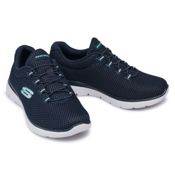 miniatura Imagen ZAPATILLAS SKECHERS SUMMITS QUICK LAPSE AZUL MARINO CEL 12985-NVLB SNEAKER CASUAL MUJER