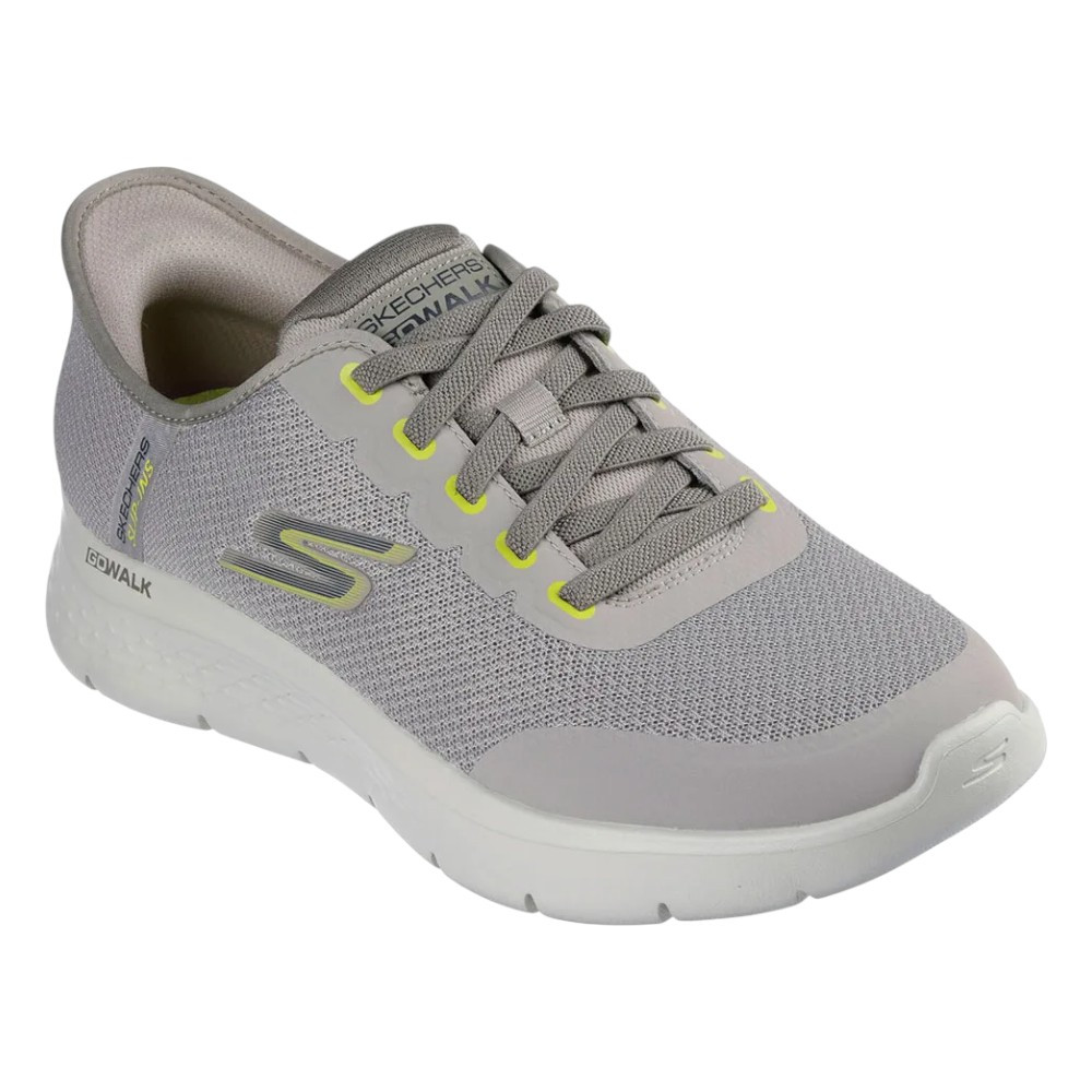Imagen ZAPATILLAS SKECHERS GO WALK FLEX NETRO GRIS TAUPE 216332-TPE SNEAKER CASUAL HOMBRE SLIP-INS