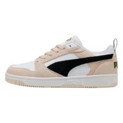 miniatura Imagen ZAPATILLAS PUMA REBOUND V6 LOW SD BEIGE NEGRO BLANCAS 402262-02 SNEAKER CASUAL HOMBRE