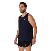 miniatura Imagen CAMISETA ASICS CORE SINGLET AZUL MARINO 2011D223-400 HOMBRE RUNNING TIRANTES