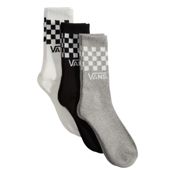 miniatura Imagen CALCETINES VANS CLASSICS CHECK CREW PACK 3 PARES NEGRO GRIS BLANCAS VN000QBUY281 MEDIA CAÑA
