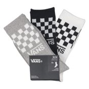 miniatura Imagen CALCETINES VANS CLASSICS CHECK CREW PACK 3 PARES NEGRO GRIS BLANCAS VN000QBUY281 MEDIA CAÑA