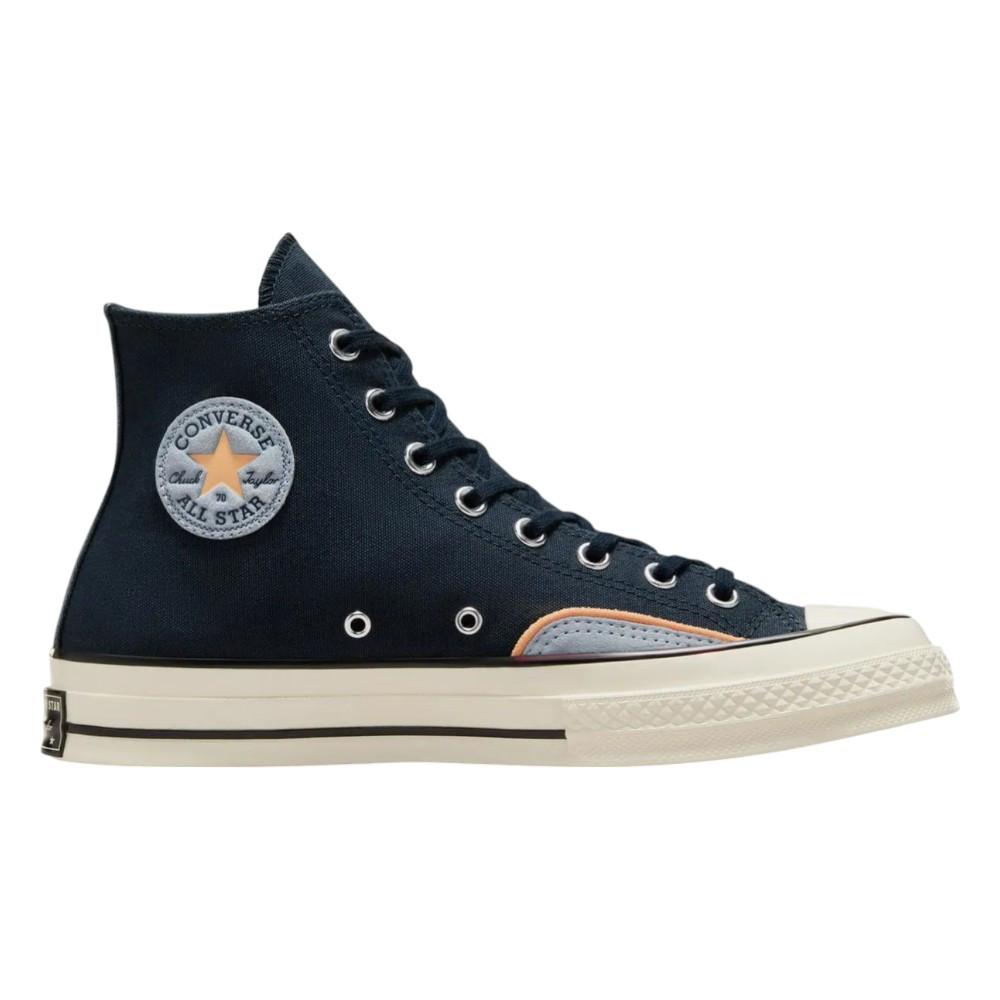 Imagen ZAPATILLAS CONVERSE CHUCK 70 HI AZUL MARINO CELESTE A08573C SNEAKER CASUAL HOMBRE MUJER