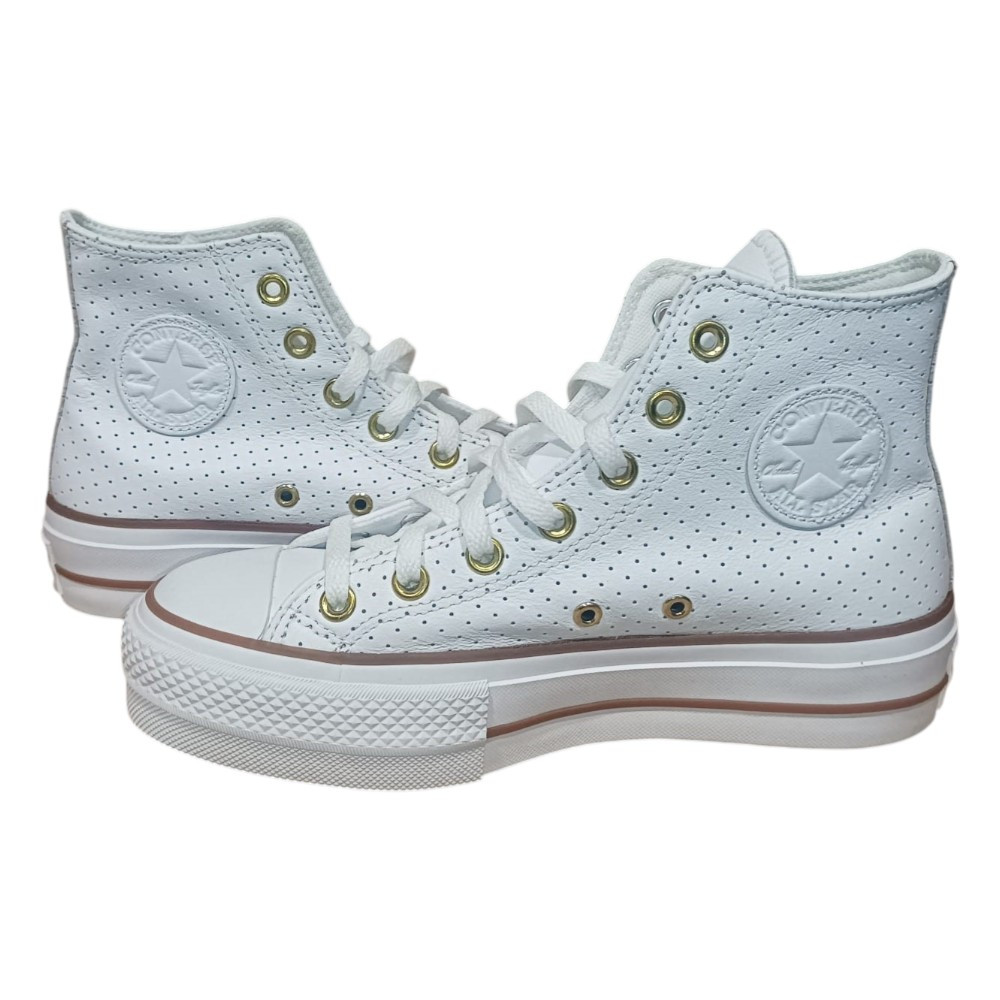 Imagen ZAPATILLAS CONVERSE CHUCK TAYLOR ALL STAR HI LIFT PIEL BLANCAS A10935C CASUAL MUJER