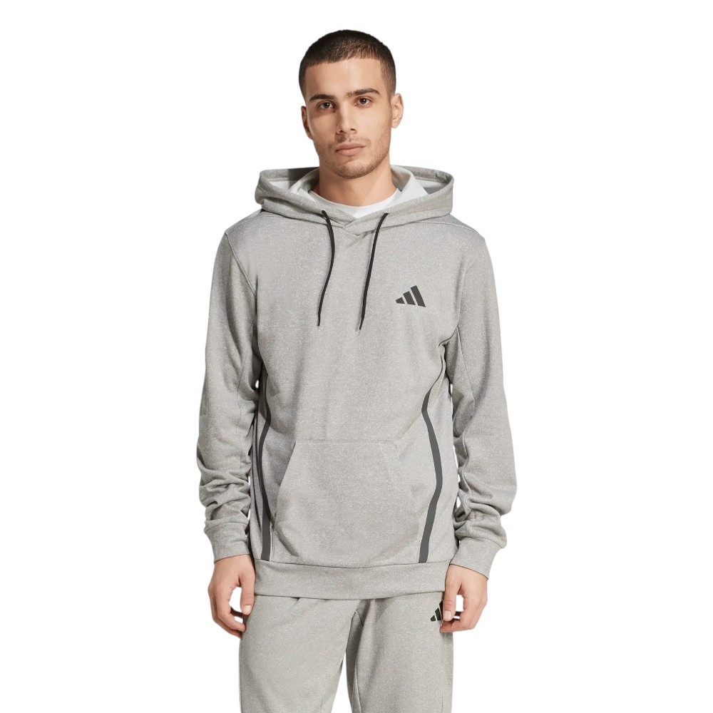 Imagen SUDADERA ADIDAS GAME AND GO SL HD GRIS JJ1179 HOODIE HOMBRE