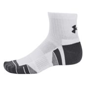 miniatura Imagen CALCETINES UNDER ARMOUR PERFOMANCE TECH QUARTER PACK 3 PARES BLANCO 1379510-100 TOBILLEROS UNISEX
