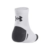 miniatura Imagen CALCETINES UNDER ARMOUR PERFOMANCE TECH QUARTER PACK 3 PARES BLANCO 1379510-100 TOBILLEROS UNISEX
