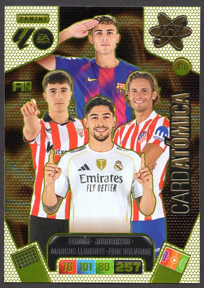 Card Atómica #476 2025-26 Cromo Panini Adrenalyn XL La Liga 25/26
