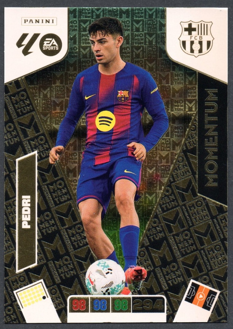 Momentum Pedri - FC Barcelona 2025-26 Cromo Panini Adrenalyn XL La Liga 25/26
