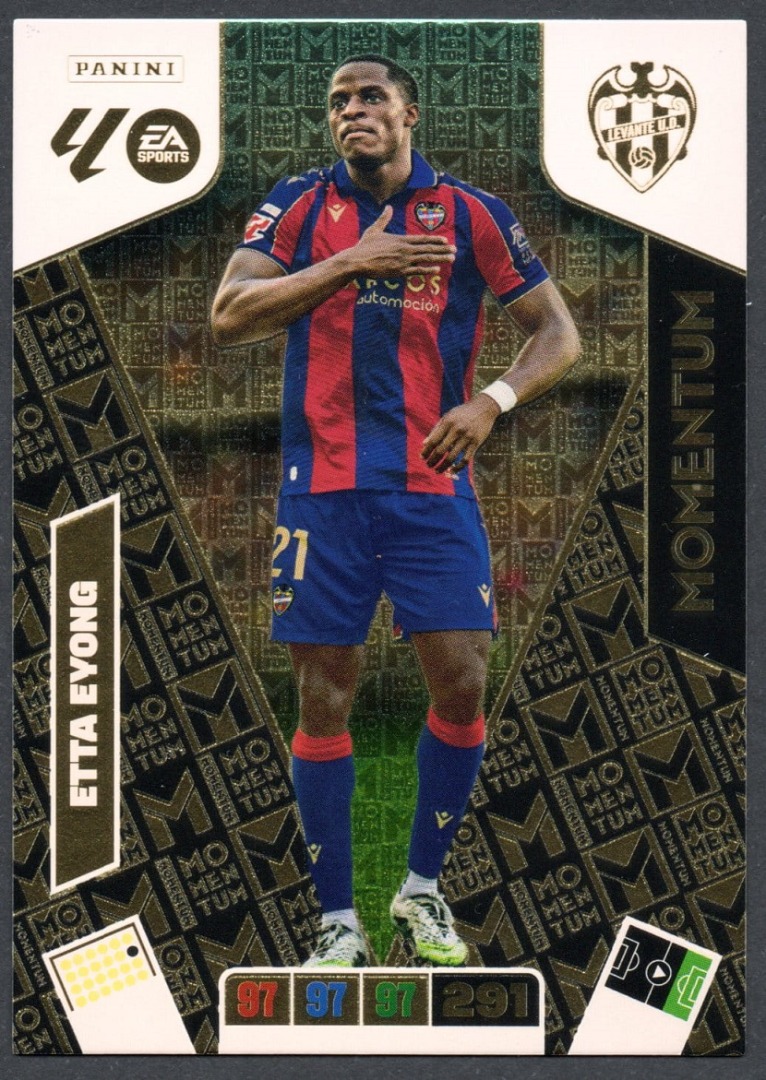 Momentum Etta Eyong - Levante 2025-26 Cromo Panini Adrenalyn XL La Liga 25/26