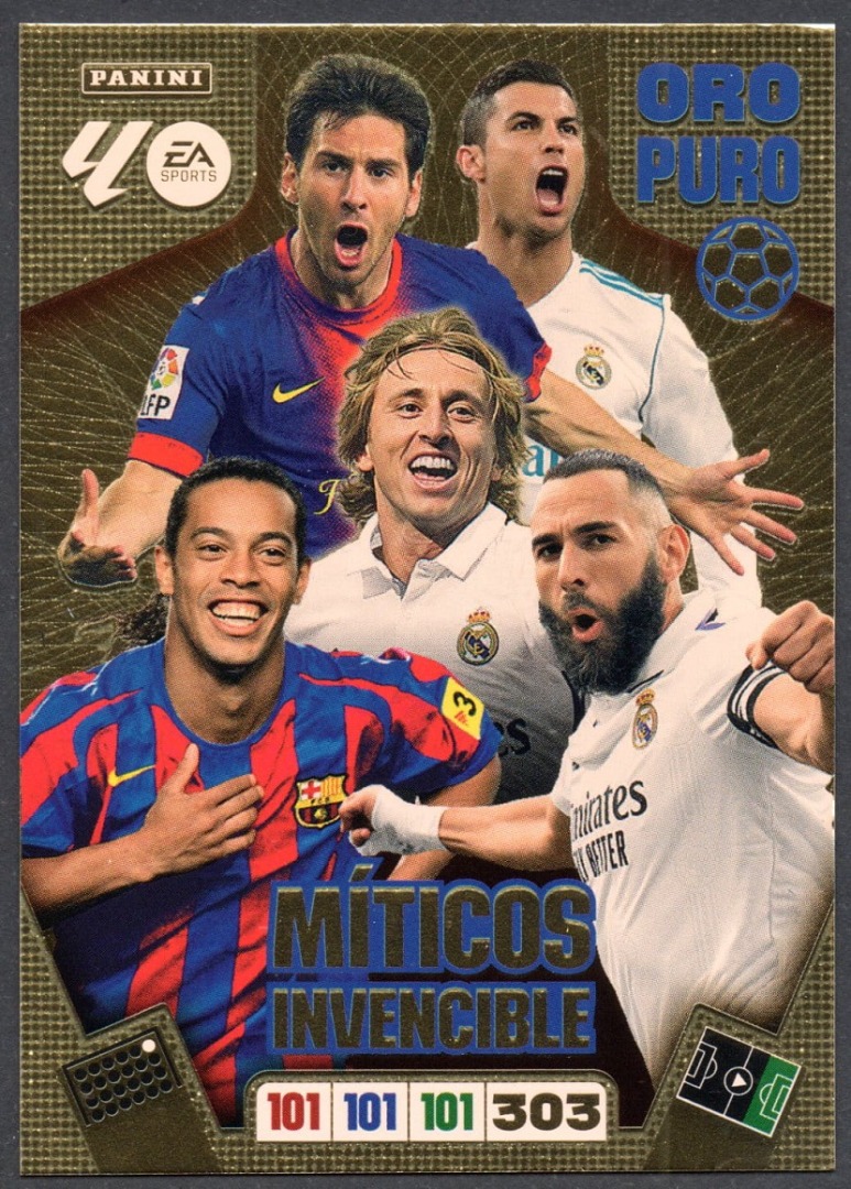 Míticos Invencible Oro Puro 2025-26 Cromo Panini Adrenalyn XL La Liga 25/26