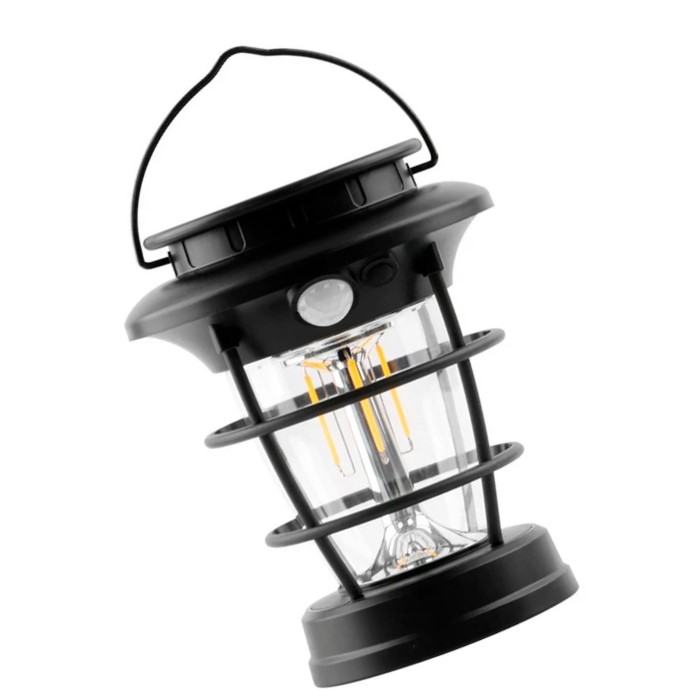 Lámpara Solar camping con sensor movimiento 1