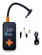 miniatura Compresor de Aire portátil con batería Inflador 2