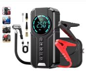 miniatura Arrancador batería 12V Inflador neumáticos Power bank 4