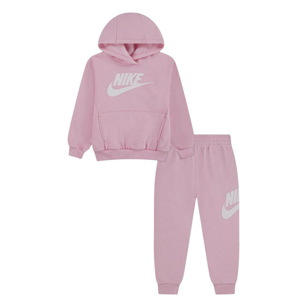 Imagen CHANDAL NIKE CLUB FLEECE SET ROSA 86L135-A0W CONJUNTO NIÑO NIÑA