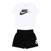 miniatura Imagen CHANDAL NIKE NKN CLUB TEE AND SHORT SET NEGRO BLANCO 66L596-F66 CONJUNTO CORTO NIÑO NIÑA