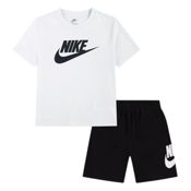 miniatura Imagen CHANDAL NIKE NKN CLUB TEE AND SHORT SET NEGRO BLANCO 66L596-F66 CONJUNTO CORTO NIÑO NIÑA