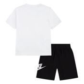miniatura Imagen CHANDAL NIKE NKN CLUB TEE AND SHORT SET NEGRO BLANCO 66L596-F66 CONJUNTO CORTO NIÑO NIÑA
