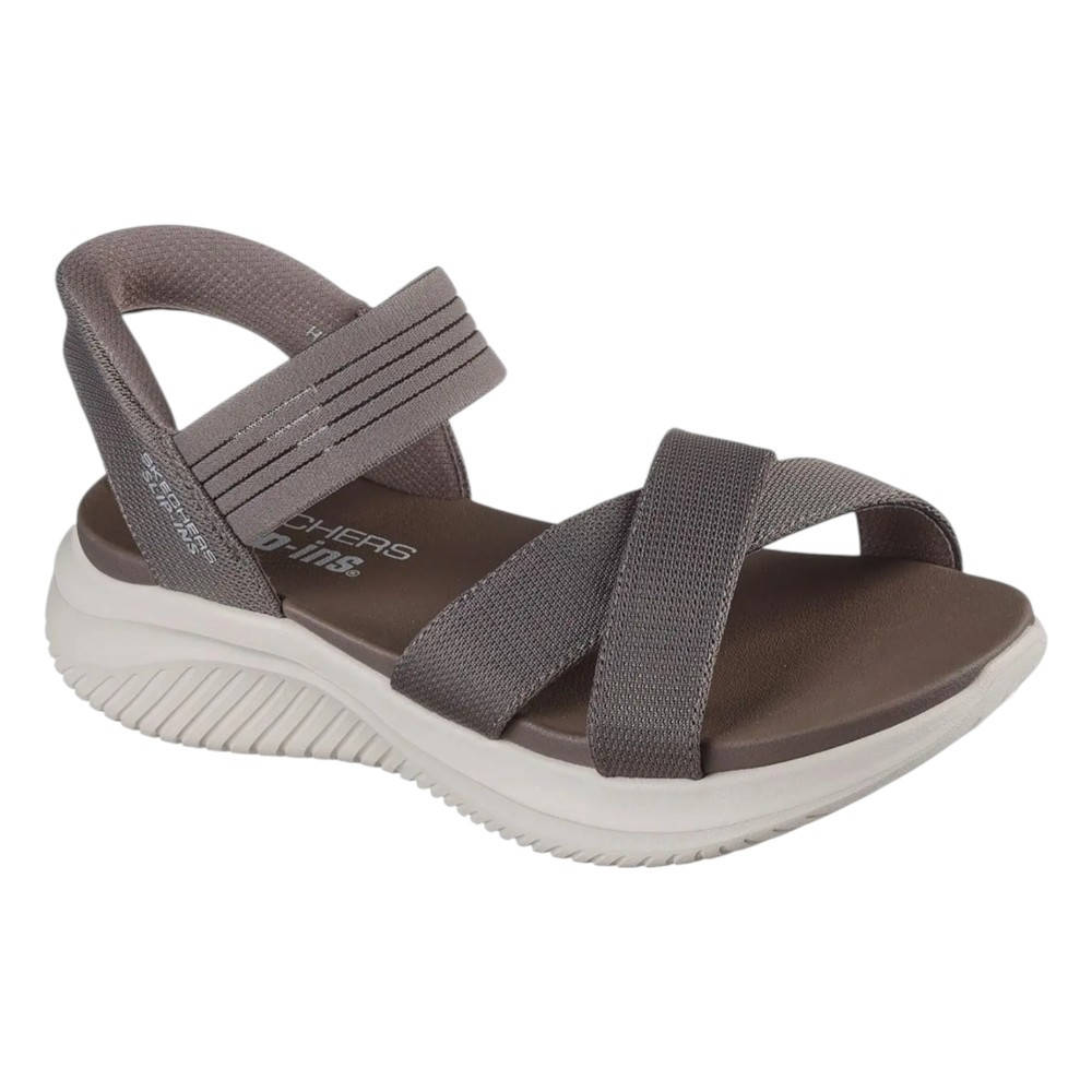 Imagen SANDALIAS SKECHERS SLIP-INS ULTRA FLEX 3.0 NEVER BETTER TAUPE 119975-TPE SANDALIAS COMODAS MUJER