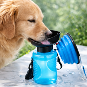 miniatura Botella de Agua Portátil para Mascota 500ml 2