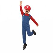 miniatura Disfraz Fontanero Rojo de Videojuego Infantil 2