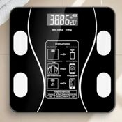 miniatura Báscula de Bluetooth con Aplicación Móvil Vidrio Templado Pantalla LCD 3