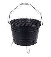 miniatura Barbacoa Portátil de Carbón con Parrilla y Asa de Transporte BBQ 1