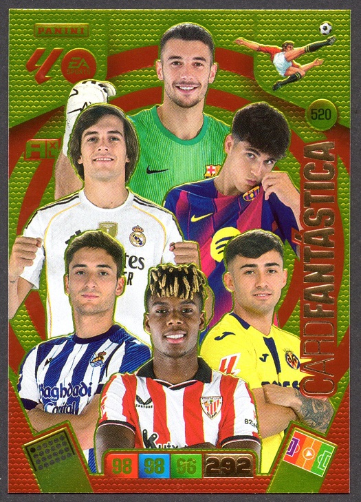 Card Fantástica 520 Cromo Panini 2025-26 Adrenalyn XL La Liga 25/26 2ª Edición