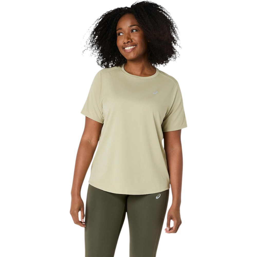 Imagen CAMISETA ASICS CORE SS TOP VERDE KHAKI 2012D170-301 RUNNING MUJER