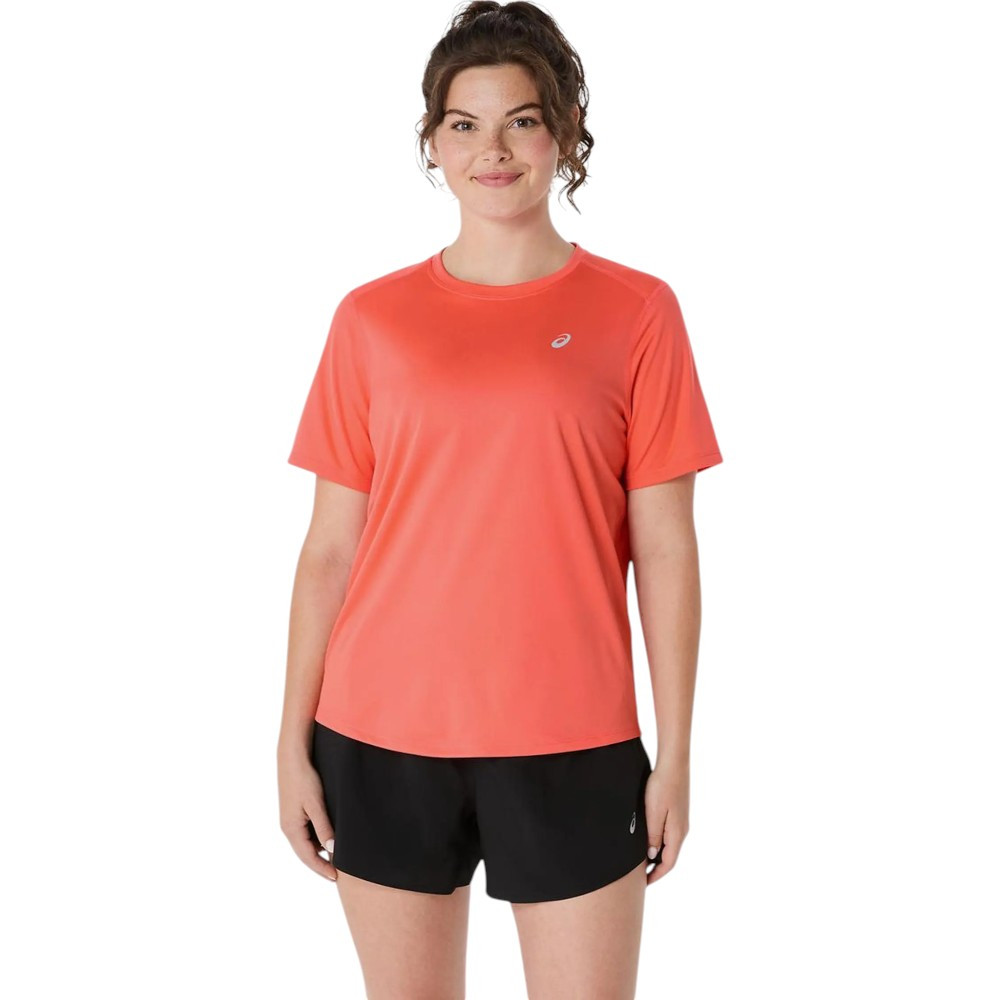 Imagen CAMISETA ASICS CORE SS TOP ROSA DARK CLAY 2012D170-702 RUNNING MUJER