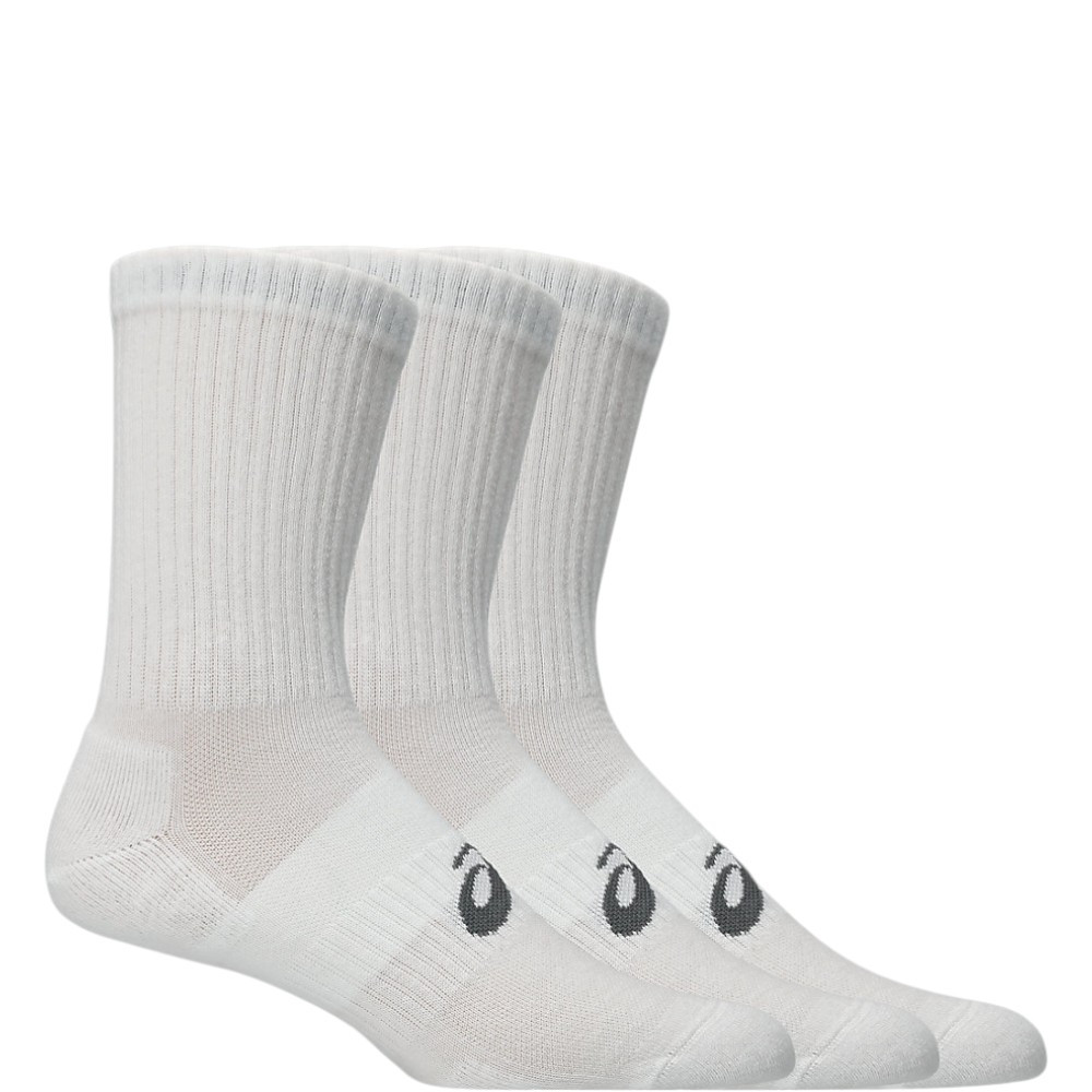 Imagen CALCETINES ASICS CREW SOCKS PACK 3 UNDS BLANCO 3033C298-100 RUNNING SOCKS
