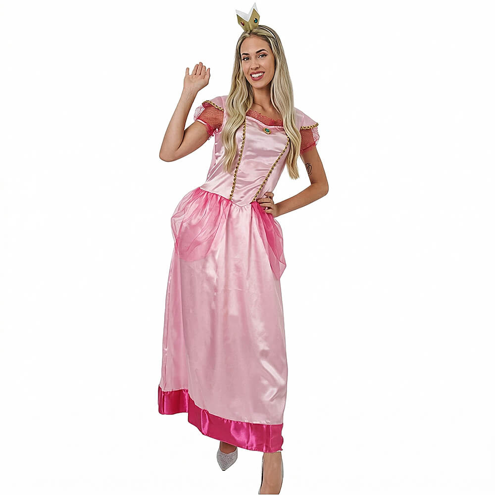 Disfraz de Princesa Rosa con Diadema Adulto 1