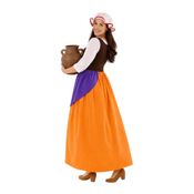 miniatura Disfraz de Mesonera / Campesina Medieval con Delantal y Gorro Adulto 3