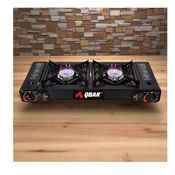 miniatura Cocina Gas con Hornillo Doble Portátil Qbak 5