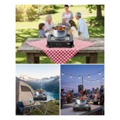 miniatura Cocina Portátil Gas de 1 Hornillo Qbak 3