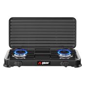 miniatura Cocina Portátil Gas con Hornillo Doble Qbak 1
