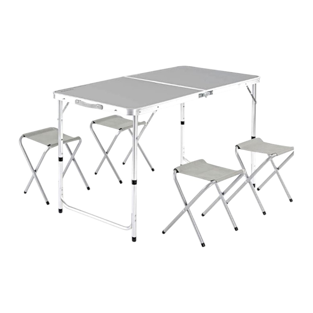 Conjunto Mesa y 4 Sillas Plegables de Camping 1