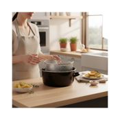 miniatura Olla Freidora con Tapa Acero Inoxidable 24cm 4