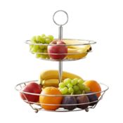 miniatura Frutero de Metal Klas con Dos Niveles 34x26 cm 3
