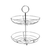 miniatura Frutero de Metal Klas con Dos Niveles 34x26 cm 1