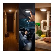 miniatura Pack 4 Lámparas LED con Pulsador para Iluminación Auxiliar 2