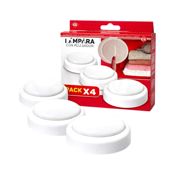 miniatura Pack 4 Lámparas LED con Pulsador para Iluminación Auxiliar 1