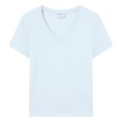 miniatura Imagen CAMISETA CHAMPION SS CUELLO EN V ICONS CELESTE 118409-BS224 MUJER CASUAL