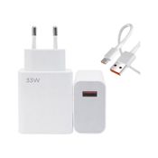 miniatura Adaptador de Corriente 33W Power Adapter Suit Carga Rápida Blanco 2