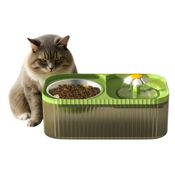 miniatura Dispensador Agua y Alimento para Gatos con USB y Filtro Purificador 4