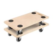 miniatura Carro de Transporte Multiusos con Ruedas Rectangular 58x29cm 3