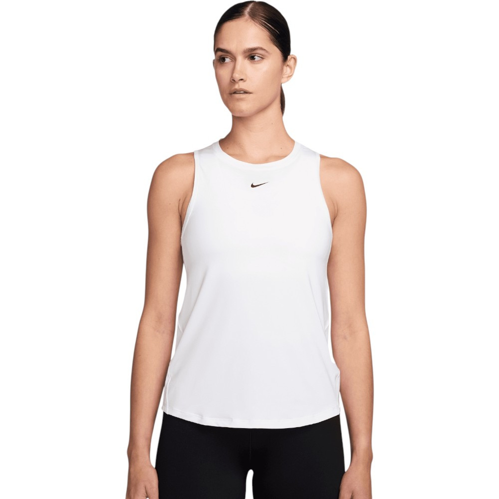 Imagen CAMISETA NIKE ONE CLASSIC DRY FIT TANK TOP BLANCO FN2808-101 FITNESS MUJER TIRANTES