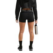 miniatura Imagen SHORT NIKE PRO MID RISE 3" BIKER NEGRO IQ1037-010 MALLAS CORTAS MUJER